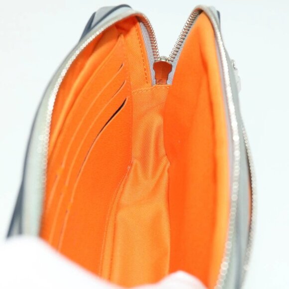 LOUIS VUITTON Monogram satellite alpha Clutch Bag Silver M44171 LV Auth 32344A - Picture 13 of 16